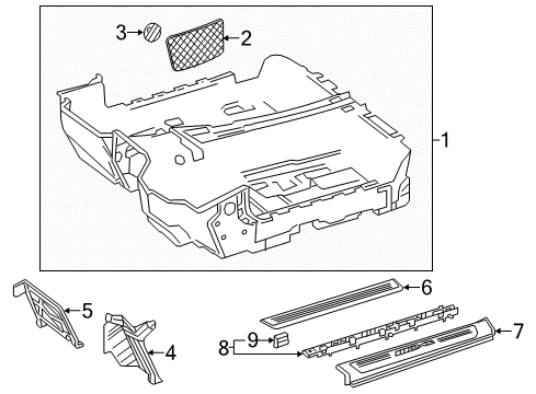 Cargo Net Hook Diagram for 220-814-01-01-7K43