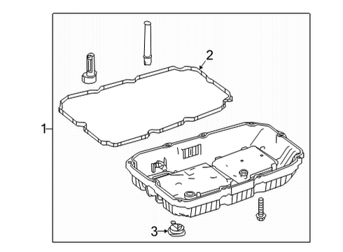 2019 Mercedes-Benz AMG GT 63 Transmission Components Diagram