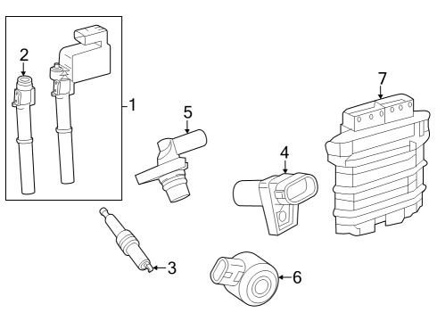 Ignition Coil Diagram for 139-906-19-00