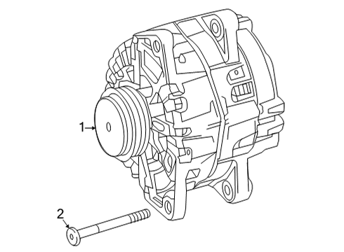 2019 Mercedes-Benz AMG GT Alternator