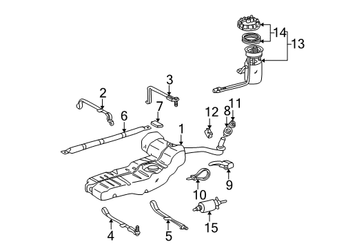 2002 Mercedes-Benz ML55 AMG Senders Diagram