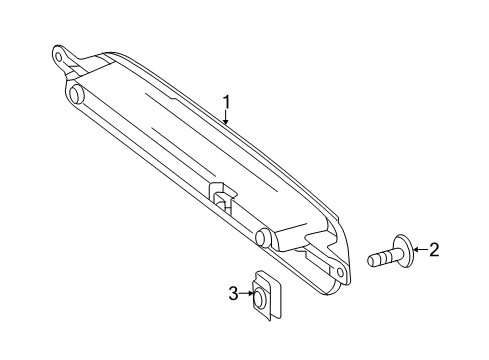 2019 Mercedes-Benz SL550 Backup Lamps Diagram