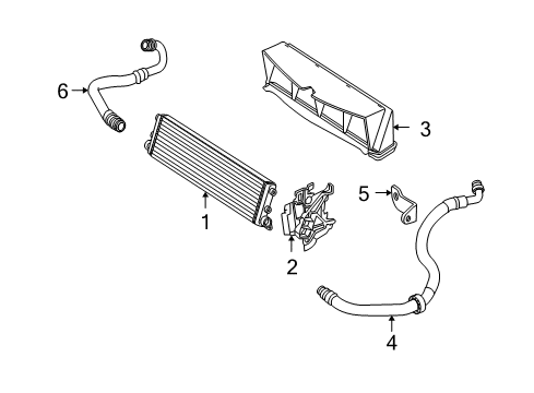 2008 Mercedes-Benz S65 AMG Oil Cooler Diagram