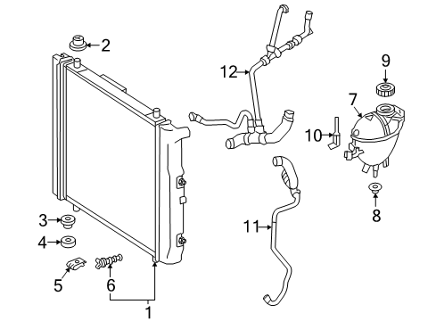 Lower Hose Diagram for 463-501-07-91