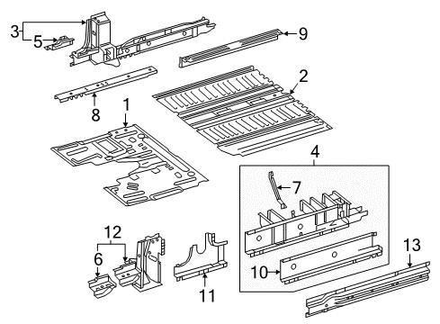 2022 Mercedes-Benz Metris Floor