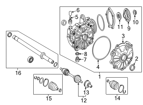 2020 Mercedes-Benz C300 Carrier & Front Axles