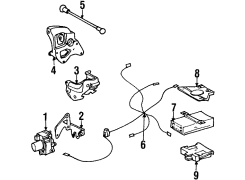 1992 Mercedes-Benz 300E Hydraulic System Diagram