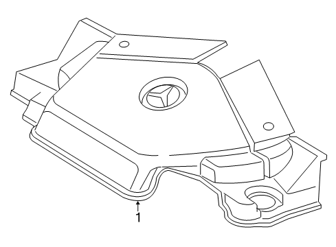 2006 Mercedes-Benz R500 Engine Appearance Cover Diagram