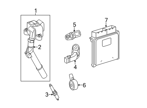 Ignition Coil Diagram for 139-906-11-00