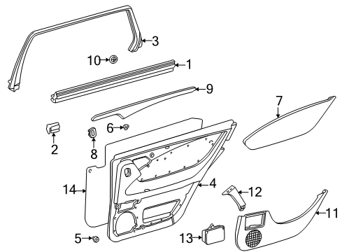 Molding Diagram for 210-730-05-22-8G88