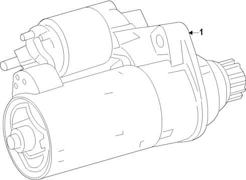 2021 Mercedes-Benz GLA250 Starter, Charging Diagram