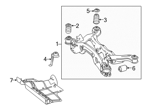 2016 Mercedes-Benz CLA45 AMG Suspension Mounting - Rear Diagram 2