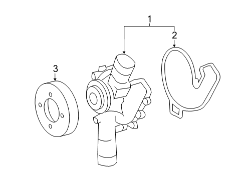 2011 Mercedes-Benz SL63 AMG Water Pump Diagram