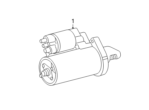 2012 Mercedes-Benz R350 Starter, Electrical Diagram