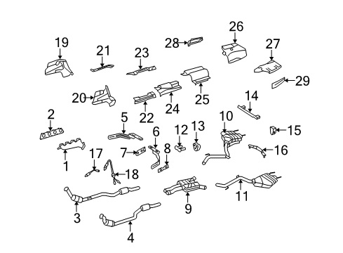 Converter & Pipe Mount Plate Diagram for 221-492-02-18