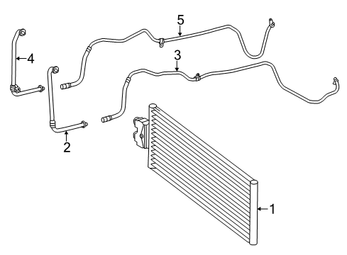 2018 Mercedes-Benz SL65 AMG Trans Oil Cooler Diagram