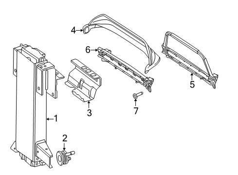 2017 Mercedes-Benz SL63 AMG Roll Bar Diagram