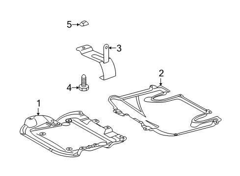 2002 Mercedes-Benz C230 Splash Shields