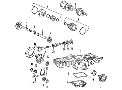 1992 Mercedes-Benz 300E Automatic Transmission, Maintenance Diagram