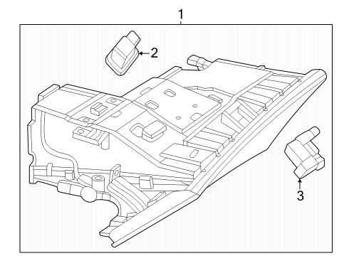 2023 Mercedes-Benz EQE 350 SUV Glove Box