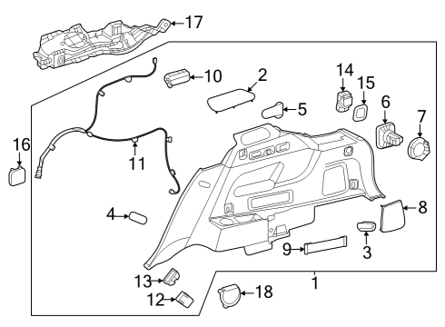 Side Trim Panel Retainer Clip Diagram for 099-991-07-70