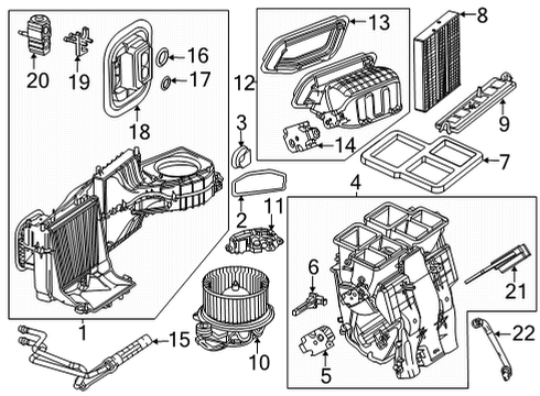 2023 Mercedes-Benz GLA250 A/C & Heater Control Units