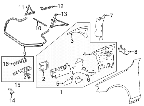 Support Plate Diagram for 222-620-13-00