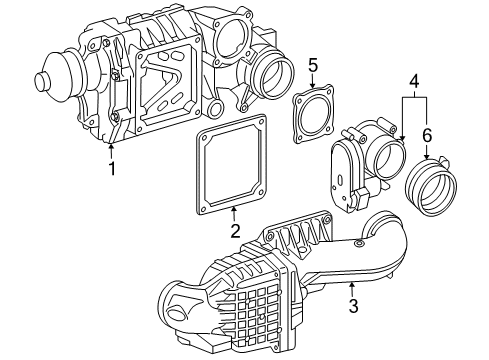 Supercharger Diagram for 271-090-27-80-80