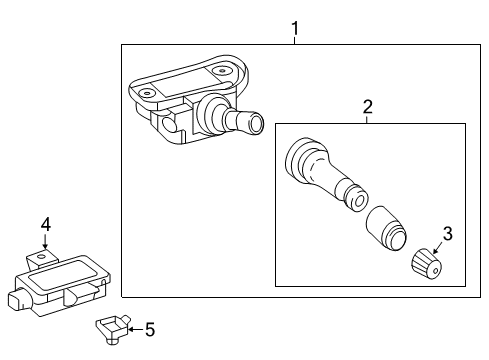 2021 Mercedes-Benz E53 AMG Tire Pressure Monitoring Diagram 1