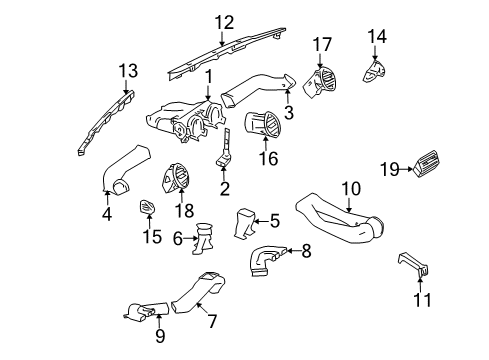 2010 Mercedes-Benz ML450 Automatic Temperature Controls Diagram 3