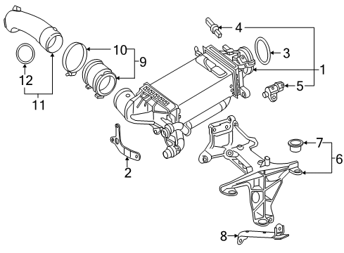 2017 Mercedes-Benz C300 Intercooler, Cooling Diagram 2