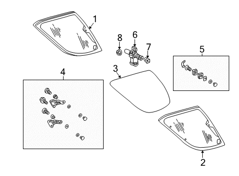 Hinge Assembly Diagram for 163-672-06-15