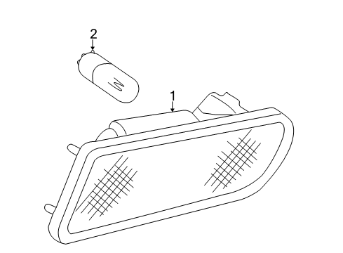 2005 Mercedes-Benz S55 AMG Signal Lamps Diagram