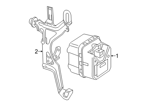 2016 Mercedes-Benz B250e Electrical Components Diagram 9