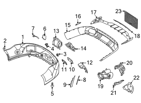 Tailpipe Extension Lower Bracket Diagram for 290-885-93-01