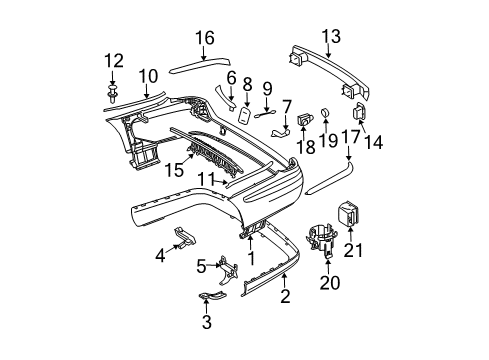 2009 Mercedes-Benz E63 AMG Parking Aid Diagram 4