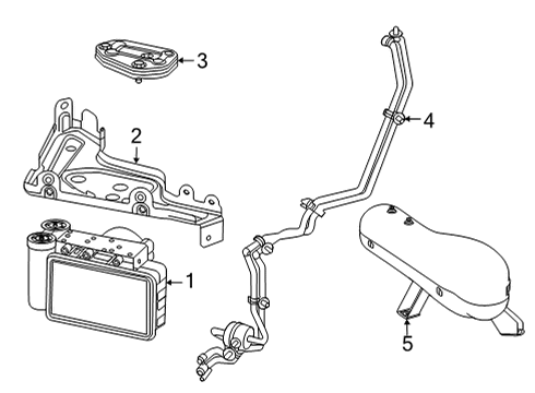 2024 Mercedes-Benz GLE63 AMG S Ride Control - Rear Diagram 2