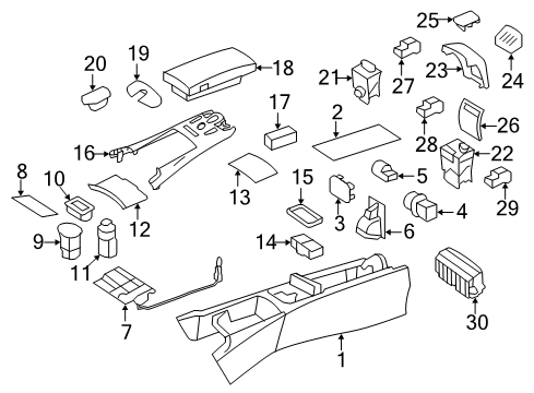 Center Pipe Diagram for 221-830-19-17