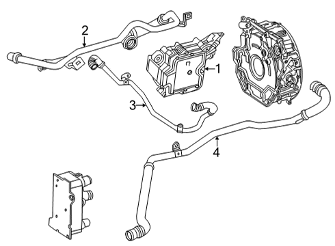 2022 Mercedes-Benz GLS450 Hoses & Lines Diagram