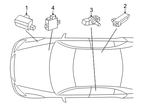 2011 Mercedes-Benz S400 Tire Pressure Monitoring, Electrical Diagram