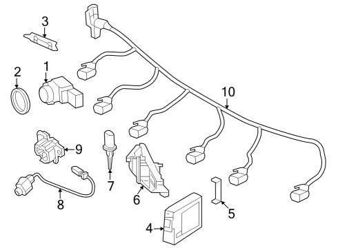 2022 Mercedes-Benz AMG GT 53 Automatic Temperature Controls Diagram 3