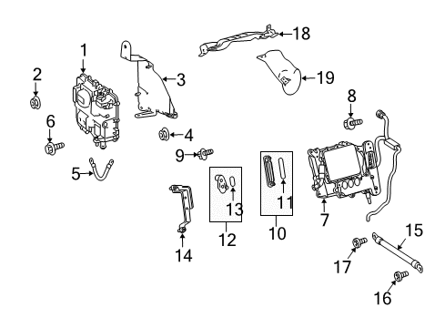 Negative Cable Bolt Diagram for 000000-001151