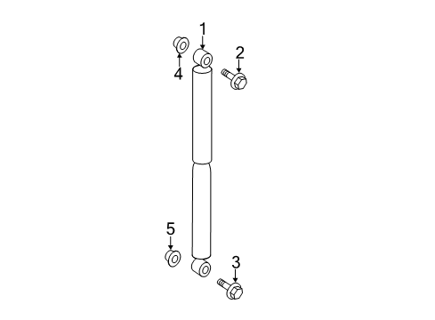 2010 Mercedes-Benz Sprinter 2500 Shocks & Components - Rear Diagram