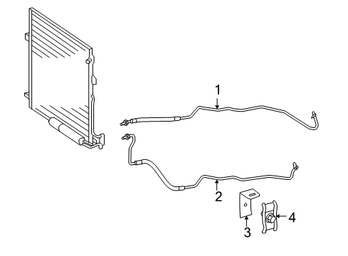 2007 Mercedes-Benz ML63 AMG Trans Oil Cooler Diagram