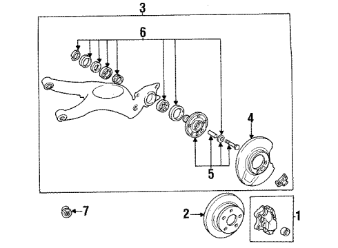 1985 Mercedes-Benz 300CD Rear Brakes