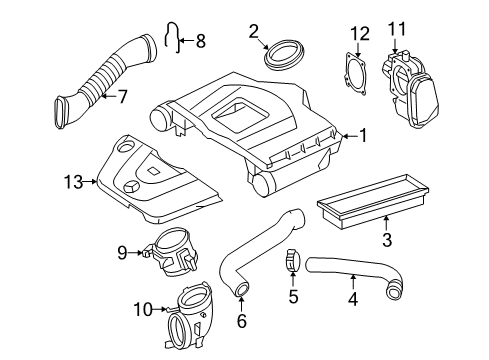 2010 Mercedes-Benz E350 Throttle Body Diagram 2