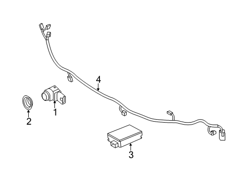 2015 Mercedes-Benz Sprinter 2500 Parking Aid Diagram 3