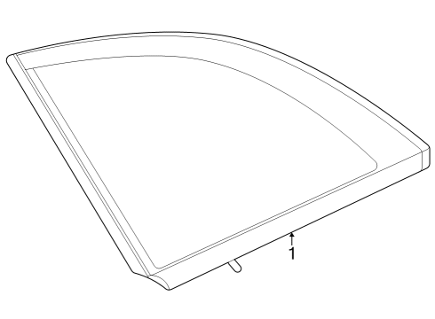 Quarter Glass Diagram for 296-670-34-00