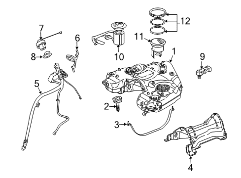 2010 Mercedes-Benz GL350 Senders Diagram