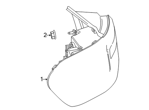 Tail Lamp Assembly Diagram for 247-906-51-00